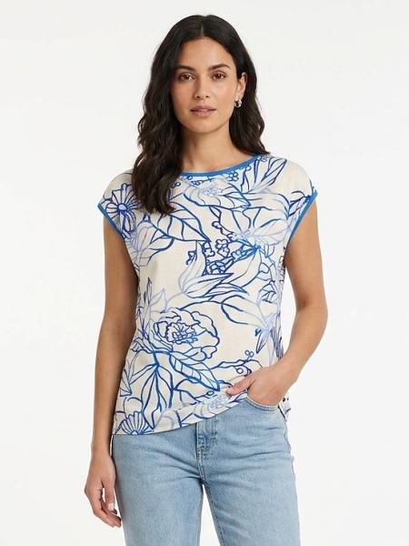 Sommershirt von Barbara Lebek, ocean blue  57720062