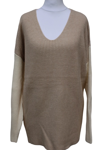 Mehrfarbiger Pullover 53341