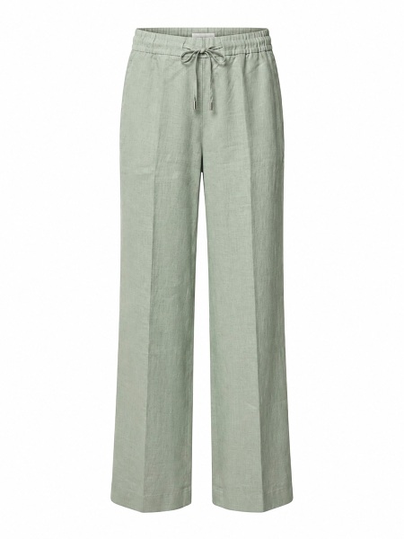 Leinenhose Cannes von Anna Montana light olive 5601