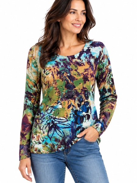 Pullover M.X.O. bunt, 13303