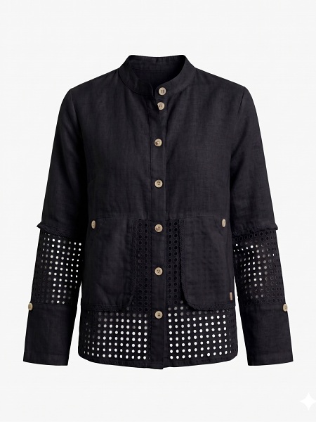 Sommerjacke von Lea H., schwarz 031874